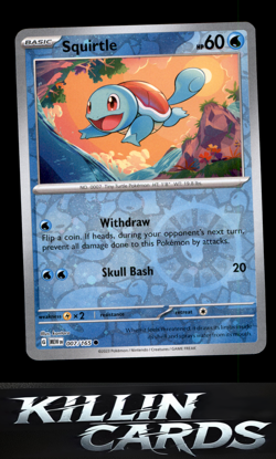 Squirtle - 007/165 (Reverse Cosmos Holo) (Costco Exclusive) 007/165 Pokemon Comm - Image 1