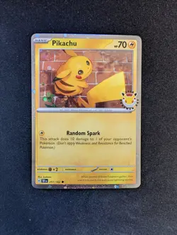Pikachu 51/162 Stamped 2026 Pokemon Day 30th Anniversary Promo TCG - Image 1