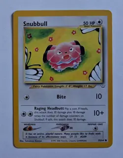 Pokemon - Snubbull - Neo Revelation 55/64 - Common - LP - Image 1