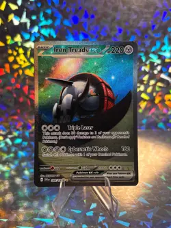 IRON TREADS EX 248/198 SPECIAL ILLUSTRATION RARE SCARLET & VIOLET POKEMON LP - Image 1