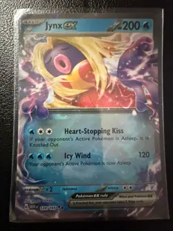 JYNX EX 124/165 DOUBLE RARE 151 POKEMON NM/M - Image 1
