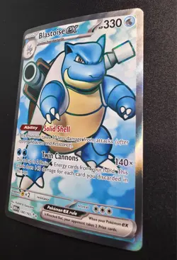 Pokemon 151 - ENGLISH - Blastoise Ex - 184/165 - Full Art Rare - Near Mint - Image 2