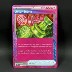 Pokemon Unfair Stamp 165/167 NM Ace Spec Rare Twilight Masquerade - Image 1
