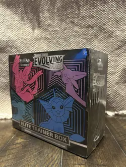 Pokemon Sword & Shield Evolving Skies Elite Trainer Box Vaporeon Sylveon - Image 1