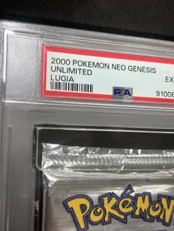 Pokemon WOTC Neo Genesis Unlimited Booster Pack Sealed Lugia PSA Graded 6 - Image 3