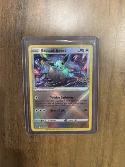 Pokemon TCG Radiant Eevee Pokemon Go SWSH230 - Image 1