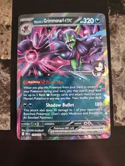 Marnie's Grimmsnarl ex 136/182 Pokemon Destined Rivals NM - Image 1