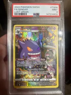 Fa/Gengar Pokemon Sword & Shield Lost Origin TG06 NM PSA 9 - Image 1