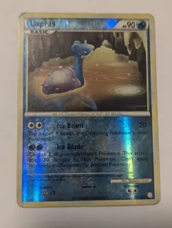 Lapras 24/123 Heartgold & Soulsilver Reverse Holo Pokemon TCG - MP - Image 1