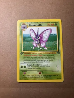 Pokemon TCG Venomoth 1st edition Jungle (near mint-mint) - Image 1