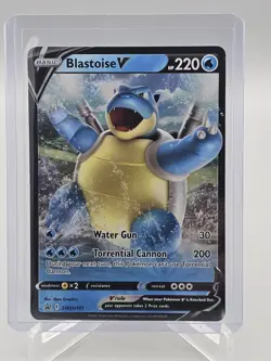 2021 Pokemon SWSH Black Star Promo Blastoise V #SWSH101 Ultra Rare NM SHIPS FAST - Image 1