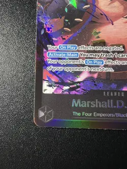 One Piece TCG Marshall D. Teach OP09-081 Leader SP Alt Art Blackbeard - Image 5