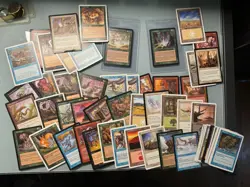 Magic the Gathering Mercadian Masques Lot (1999) – 75 Cards Some Harder To Find - Image 1