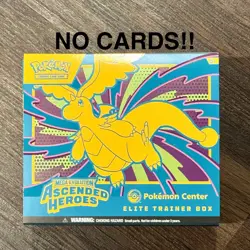 Pokemon Center ME03 Ascended Heroes Elite Trainer Box ETB OPEN/NO CARDS - Image 1