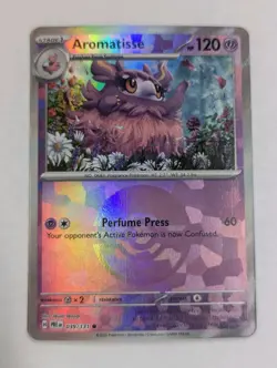 Aromatisse (Poke Ball Pattern) 039/131 Sv: Prismatic Evolutions Holo Pokemon NM - Image 1