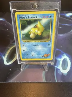 2000 Pokemon Gym Heroes Misty's Psyduck 54/132 WOTC Non Holo Vintage LP/MP - Image 1