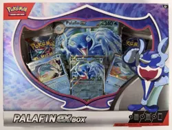 Pokemon Palafin EX Box Scarlet & Violet 4 packs, oversize card, Sealed New - Image 1