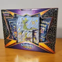 Pokemon TCG Sealed Collection Box Shining Fates Boltund V (2021, Box Topper) - Image 1