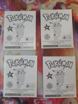 Gastly + Haunter #185, 186 1999 Merlin Pokemon Set of 2 Stickers LP-NM - Image 3