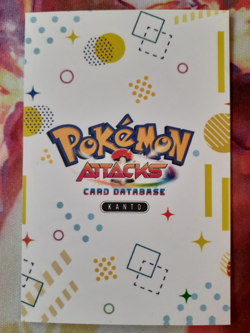 Gastly,Haunter & Gengar Database Attacks Kanto Cracked Holo NOT Official Pokemon - Image 2