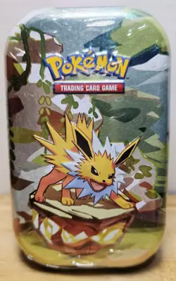 Pokemon Scarlet & Violet Prismatic Evolutions Mini Tin [Jolteon] Box 2025 - Image 1