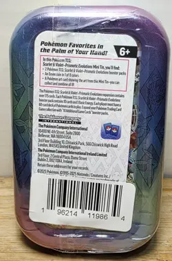 Pokemon Scarlet & Violet Prismatic Evolutions Mini Tin [Jolteon] Box 2025 - Image 2