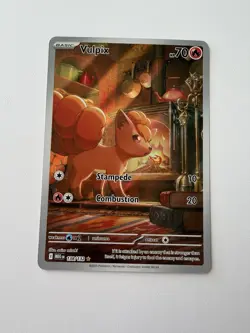 Pokemon Mega Evolution Vulpix 138/132 Illustration Rare Near Mint - Image 1