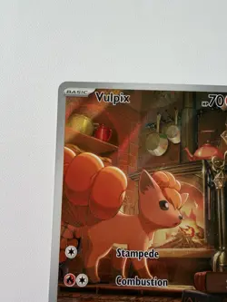 Pokemon Mega Evolution Vulpix 138/132 Illustration Rare Near Mint - Image 2