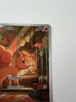 Pokemon Mega Evolution Vulpix 138/132 Illustration Rare Near Mint - Image 3