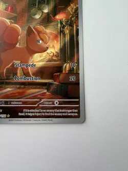 Pokemon Mega Evolution Vulpix 138/132 Illustration Rare Near Mint - Image 5