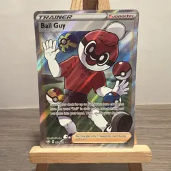 Pokemon TCG Ball Guy 065/072 Shining Fates Full Art Trainer Illustration Rare - Image 1