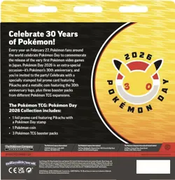 Pokemon Day 2026 Collection 30th Anniversary Pikachu Collection Box New Sealed - Image 2