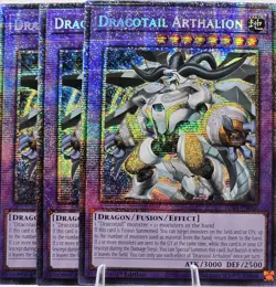 3x Dracotail Arthalion - JUSH-EN006 (Starlight Rare) - 1st Ed - NM - YU-GI-OH! - Image 2