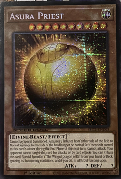 MISPRINT MULE The Winged Dragon of Ra - Sphere Mode SBC2-END03 Asura Priest - Image 1