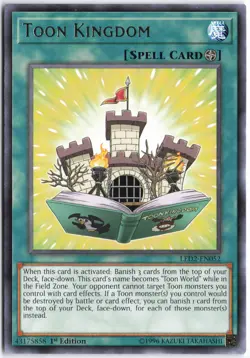 Yugioh - Toon Kingdom LED2-EN052 1st Edition - Legendary Duelists: Ancient Mille - Image 1