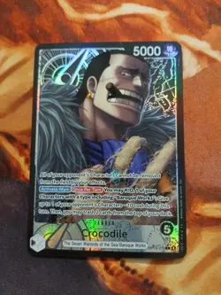 One Piece OP14-079 Crocodile Alt Art Leader - English - Near Mint - Image 1