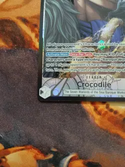 One Piece OP14-079 Crocodile Alt Art Leader - English - Near Mint - Image 3