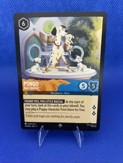 Pongo - Dear Old Dad Super Rare Archazia's Island 29/204 Disney Lorcana - Image 1