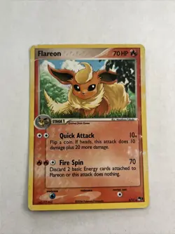 Flareon 2/17 POP 3 Holo Promo 2006 Vintage Delta Species Pokemon Card HP - Image 1