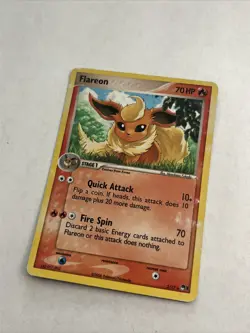 Flareon 2/17 POP 3 Holo Promo 2006 Vintage Delta Species Pokemon Card HP - Image 3