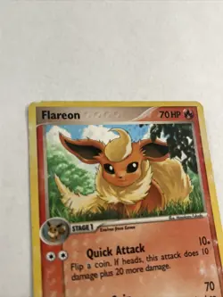Flareon 2/17 POP 3 Holo Promo 2006 Vintage Delta Species Pokemon Card HP - Image 5