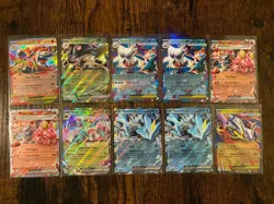 50x Pokemon Scarlet & Violet and Mega Evolutions EX (Double Rare) Card Lot - NM - Image 4