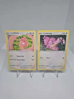 Lickilicky 139/196, Lickitung 138/196 Pokemon Cards Lot - Image 1