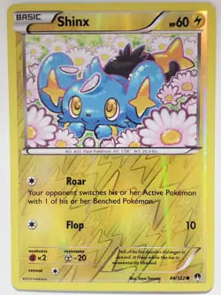 REVERSE HOLO Shinx 44/122 VLP - XY Breakpoint Pokemon Card - Saya Tsuruta Art - Image 1