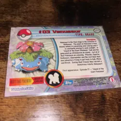 Venusaur #3 Topps - Vintage Pokemon Card - - Image 4