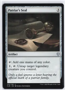 Patriar's Seal U Commander Legends: Battle for Baldur's Gate 332 NM - Image 1