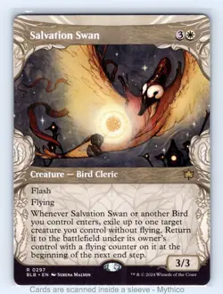 MTG Salvation Swan (borderless) Bloomburrow NM+ *Mythic Relics* NM - Image 1