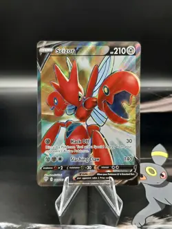 Scizor V - 183/189 - Full Art Pokemon Darkness Ablaze NM - Image 1