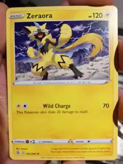 Zeraora 102/264 Fusion Strike 2021 Non-Holo Rare Pokemon TCG NM - Image 1
