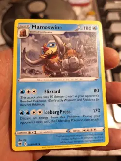 Mamoswine 033/189 Astral Radiance 2022 Non-Holo Rare Pokemon TCG NM - Image 1